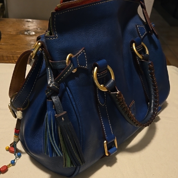 Dooney & Bourke Florentine Leather Satchel - Picture 9 of 16